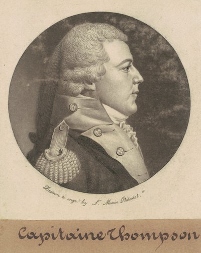 Captain Thompson by Charles B. J. Févret de Saint Mémin