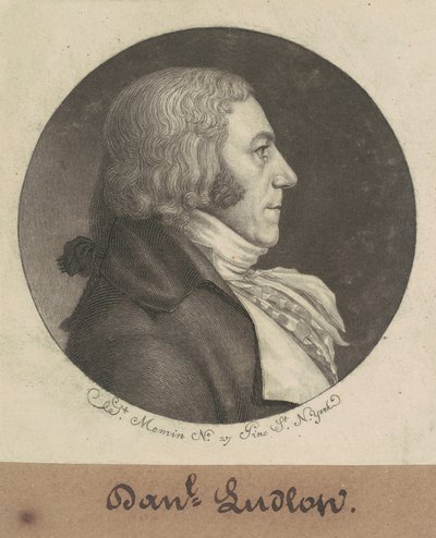 Daniel Ludlow by Charles B. J. Févret de Saint Mémin