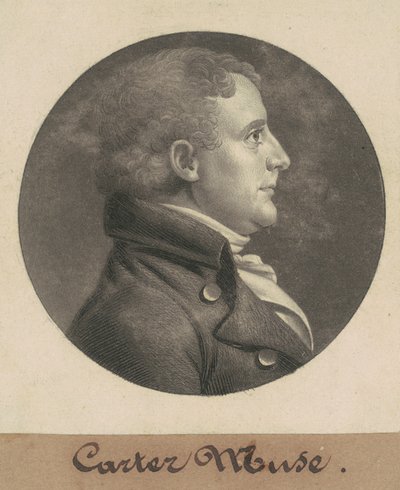 Edward Carter by Charles B. J. Févret de Saint Mémin