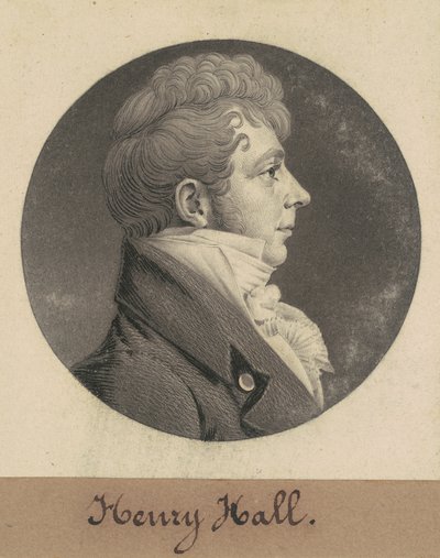 Henry Hall by Charles B. J. Févret de Saint Mémin