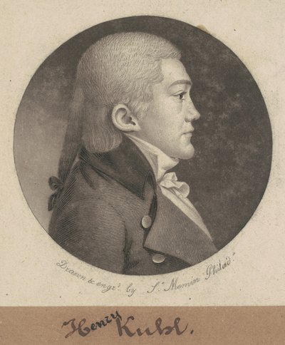 Henry Kuhl by Charles B. J. Févret de Saint Mémin