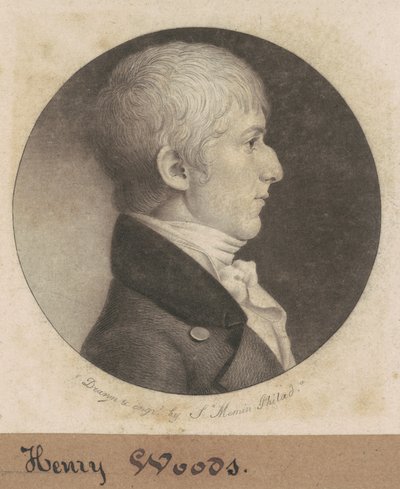 Henry Woods by Charles B. J. Févret de Saint Mémin
