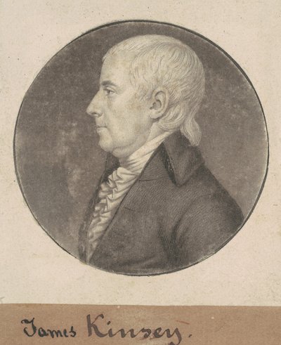 James Kinsey by Charles B. J. Févret de Saint Mémin
