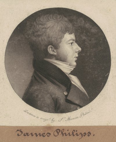 James Philips by Charles B. J. Févret de Saint Mémin