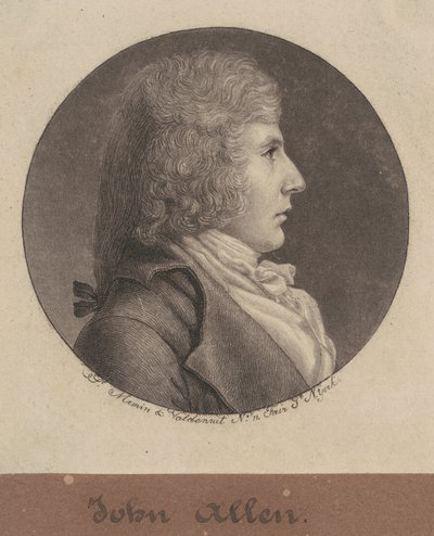 John Allen by Charles B. J. Févret de Saint Mémin