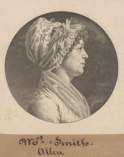 Mrs. Smith by Charles B. J. Févret de Saint Mémin
