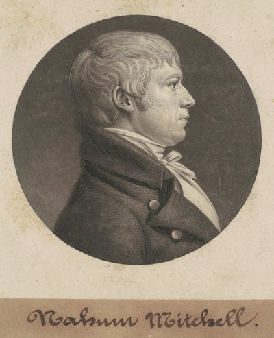 Nahum Mitchell by Charles B. J. Févret de Saint Mémin