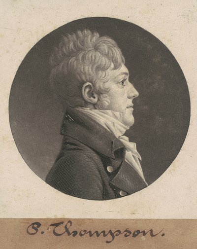P. Thompson by Charles B. J. Févret de Saint Mémin