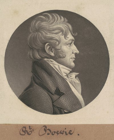 Robert Bowie by Charles B. J. Févret de Saint Mémin