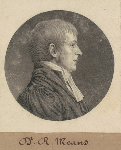 Robert Means by Charles B. J. Févret de Saint Mémin
