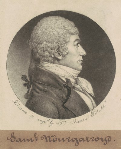 Samuel Murgatroyd by Charles B. J. Févret de Saint Mémin