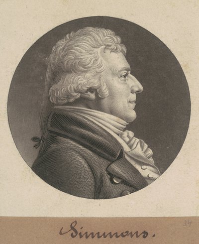 Simmons by Charles B. J. Févret de Saint Mémin
