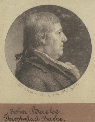 Theophylact Bache by Charles B. J. Févret de Saint Mémin