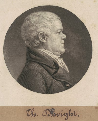 Thomas Dwight by Charles B. J. Févret de Saint Mémin