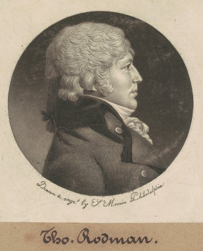 Thomas Rodman by Charles B. J. Févret de Saint Mémin