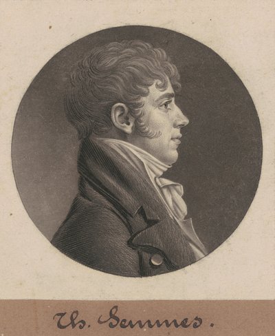 Thomas Semmes by Charles B. J. Févret de Saint Mémin