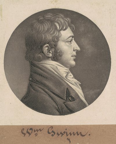 William Gwynn by Charles B. J. Févret de Saint Mémin