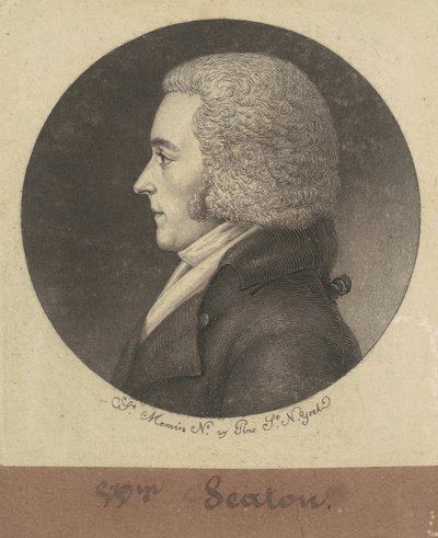 William Seton by Charles B. J. Févret de Saint Mémin