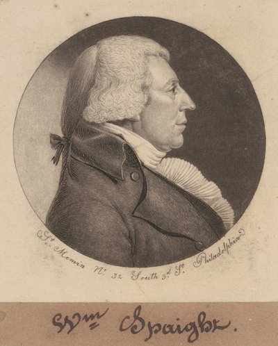 William Spaight by Charles B. J. Févret de Saint Mémin