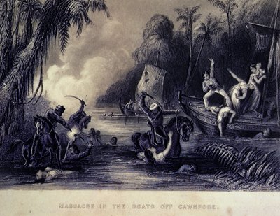Massacre off Cawnpore by Charles Ball