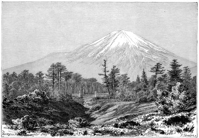 Mount Fuji, Japan by Charles Barbant