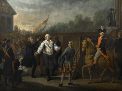 Louis XVI Before the Scaffold by Charles Benazech