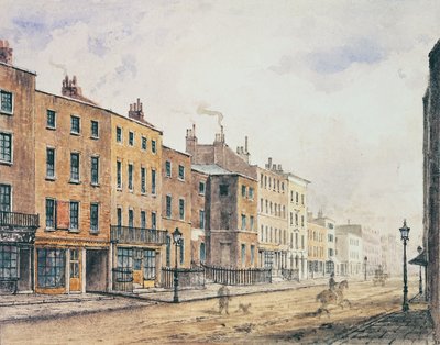 View of Marylebone High Street, 1848 by Charles Bigot
