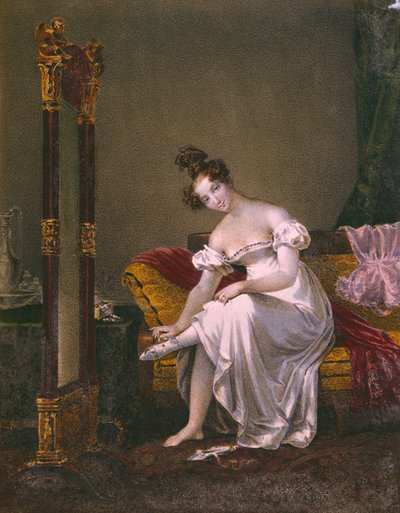The Neglige by Charles Boulanger de after Boisfremont