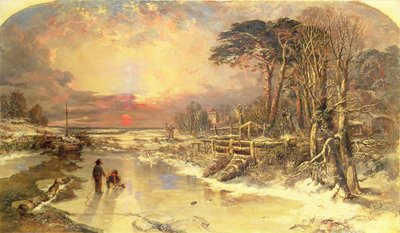 Winter Scene on the Thames by Charles Branwhite