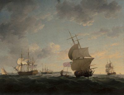 Shipping in the English Channel by Charles Brooking