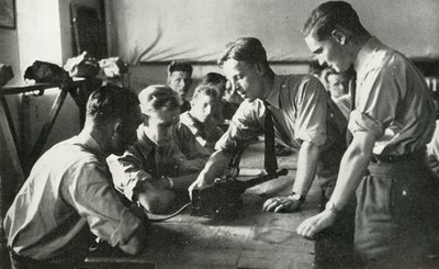 RAF Personnel Learning About Weapons by Charles Brown