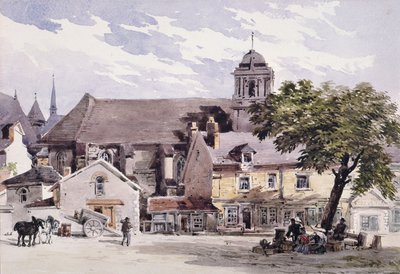 The Post House at Amboise by Charles Claude Pyne