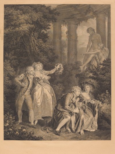 The Oath by Charles Clement Bervic after Louis Rolland Trinquesse