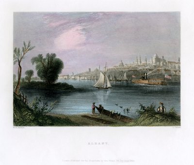 Albany, New York, USA, 1837 by Charles Cousen