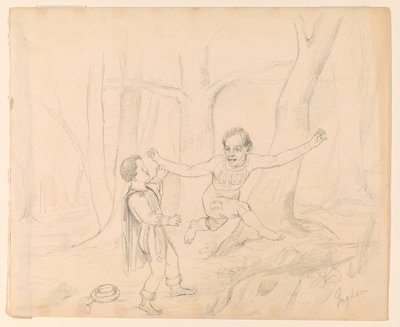 Scene from Scott by Charles Cromwell Ingham