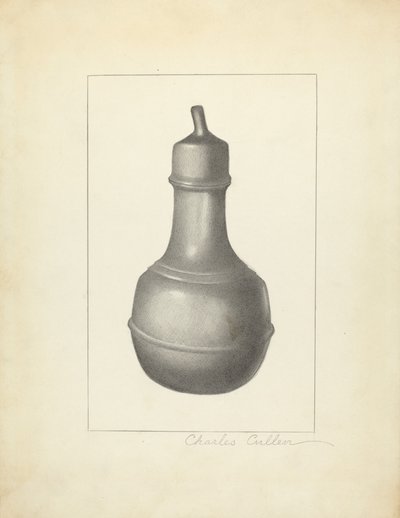 Pewter Nursing Bottle by Charles Cullen