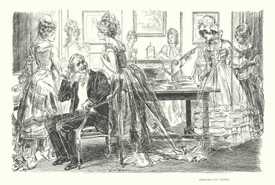 Christmas Eve Visitors by Charles Dana Gibson