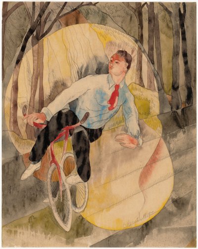 In Vaudeville, the Bicycle Rider by Charles Demuth