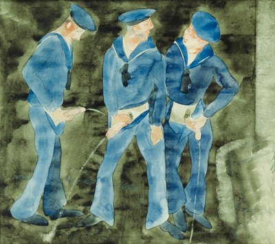 Three Sailors by Charles Demuth