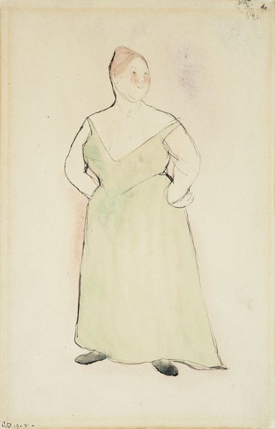 Woman in Evening Dress by Charles Demuth