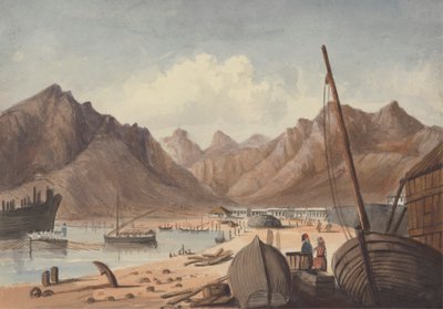 Mediterranean Port (or Aden?) by Charles Dyce