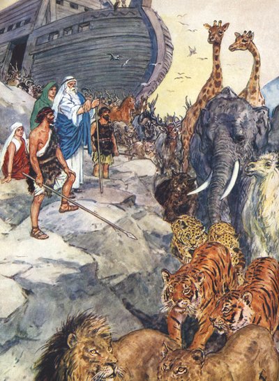 Noah Leaves the Ark by Charles Edmund Brock