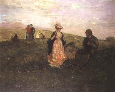 A Stroll in the Countryside by Charles Edward Conder