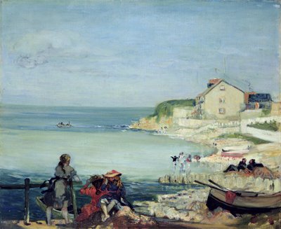 Beach Scene, Swanage by Charles Edward Conder