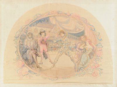 Harlequin Amuses by Charles Edward Conder