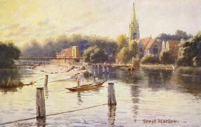 River Thames: Great Marlow by Charles Edwin Flower