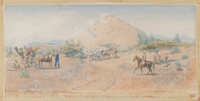 The Fight at Hasheen, 1885 by Charles Edwin Fripp