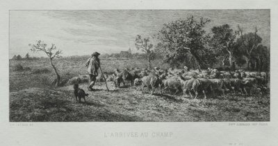 Arriving at the Field by Charles Emile Jacque