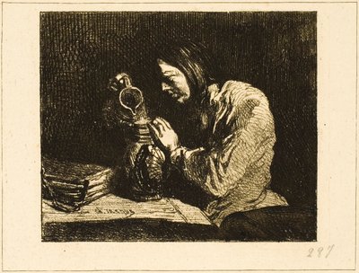 Bust of a Man by Charles Emile Jacque