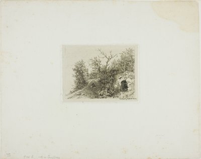 Man Sitting on a Hill by Charles Emile Jacque